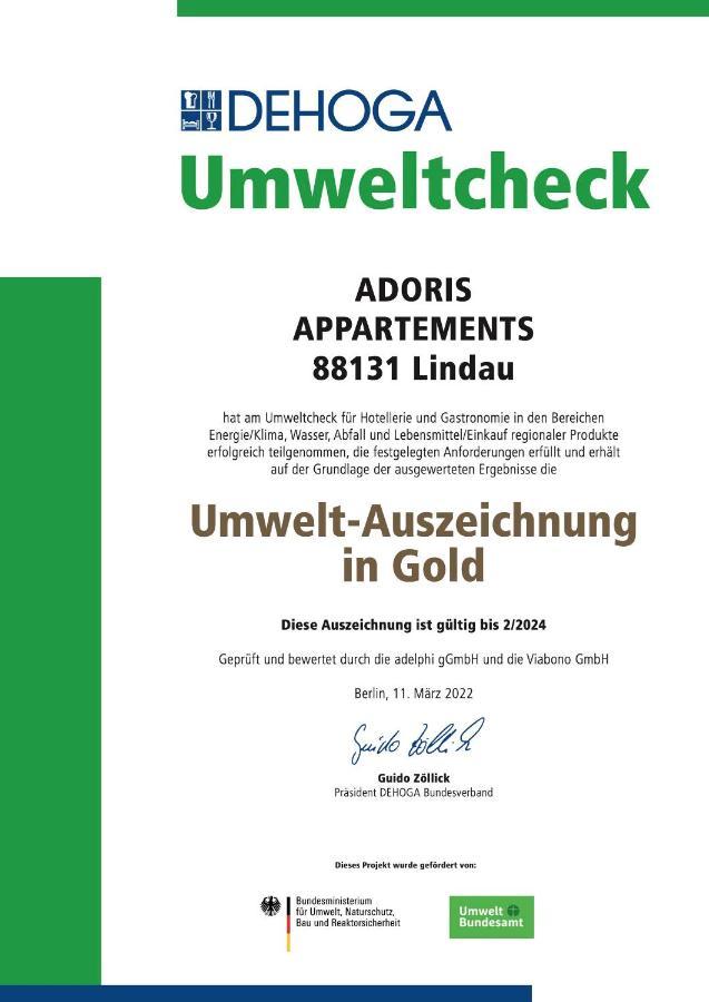 Adoris Appartements Im Lotzbeckpark Am See "Nachhaltiges Wohnen In Lindau" リンダウ エクステリア 写真